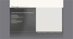 Desktop Screenshot of conceptwohnen.ch